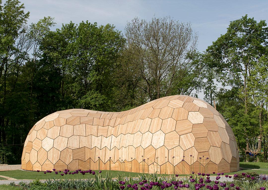 國外裝配的輕型木殼展覽館展廳設(shè)計(jì)圖3 國外裝配的輕型木殼展覽館展廳設(shè)計(jì)圖3